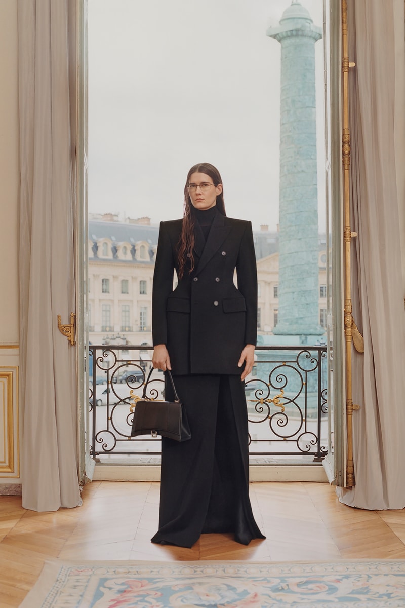 Balenciaga Spring 2024 Capital B Collection Demna Video Watch Stream Looks Vogue Runway Paris Mau Morgó BFRND Édith Piaf “Sous le Ciel de Paris”