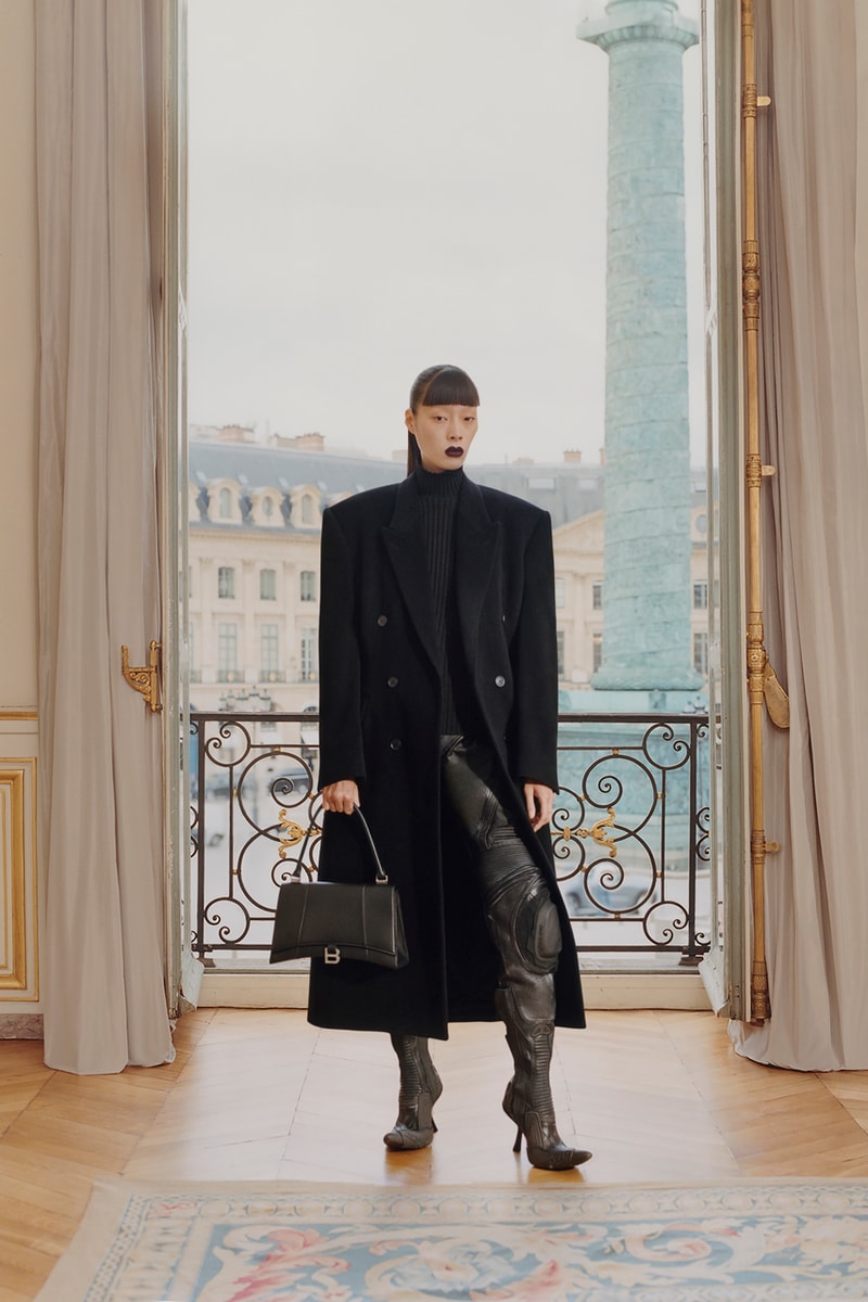 Balenciaga Spring 2024 Capital B Collection Demna Video Watch Stream Looks Vogue Runway Paris Mau Morgó BFRND Édith Piaf “Sous le Ciel de Paris”