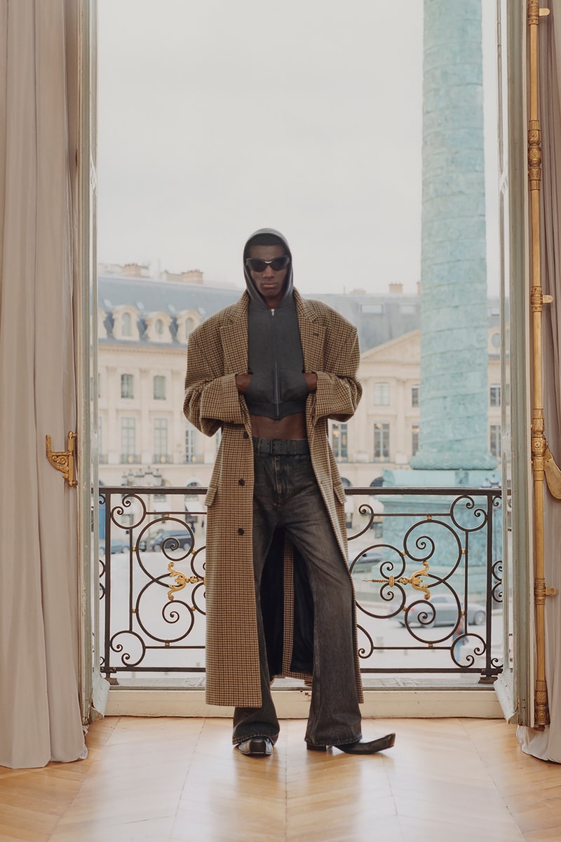 Balenciaga Spring 2024 Capital B Collection Demna Video Watch Stream Looks Vogue Runway Paris Mau Morgó BFRND Édith Piaf “Sous le Ciel de Paris”