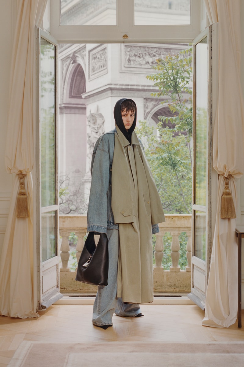 Balenciaga Spring 2024 Capital B Collection Demna Video Watch Stream Looks Vogue Runway Paris Mau Morgó BFRND Édith Piaf “Sous le Ciel de Paris”