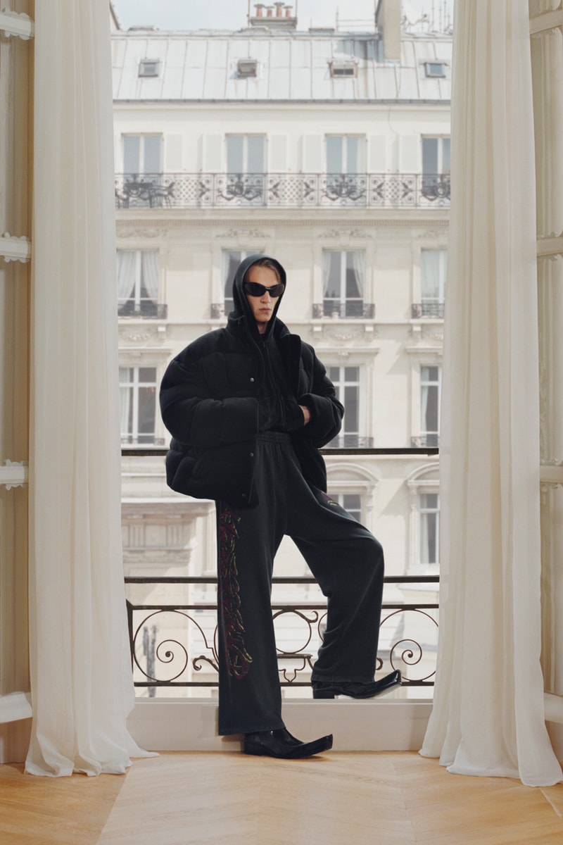 Balenciaga Spring 2024 Capital B Collection Demna Video Watch Stream Looks Vogue Runway Paris Mau Morgó BFRND Édith Piaf “Sous le Ciel de Paris”