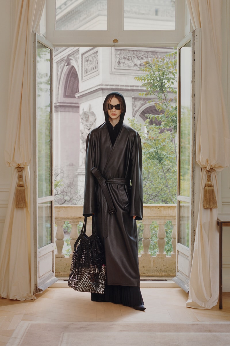 Balenciaga Spring 2024 Capital B Collection Demna Video Watch Stream Looks Vogue Runway Paris Mau Morgó BFRND Édith Piaf “Sous le Ciel de Paris”