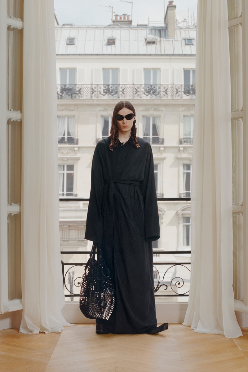 Balenciaga Spring 2024 Capital B Collection Demna Video Watch Stream Looks Vogue Runway Paris Mau Morgó BFRND Édith Piaf “Sous le Ciel de Paris”