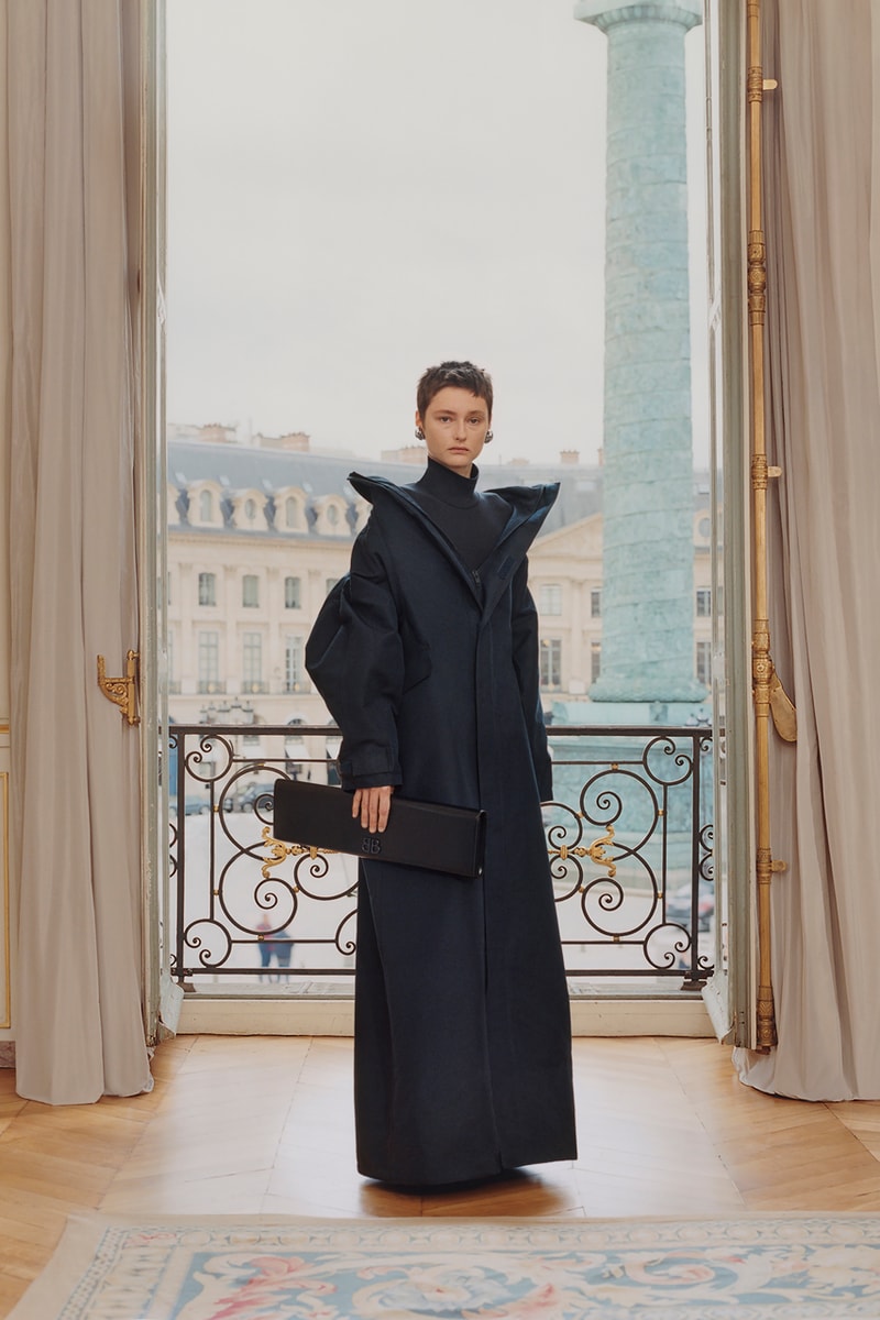 Balenciaga Spring 2024 Capital B Collection Demna Video Watch Stream Looks Vogue Runway Paris Mau Morgó BFRND Édith Piaf “Sous le Ciel de Paris”