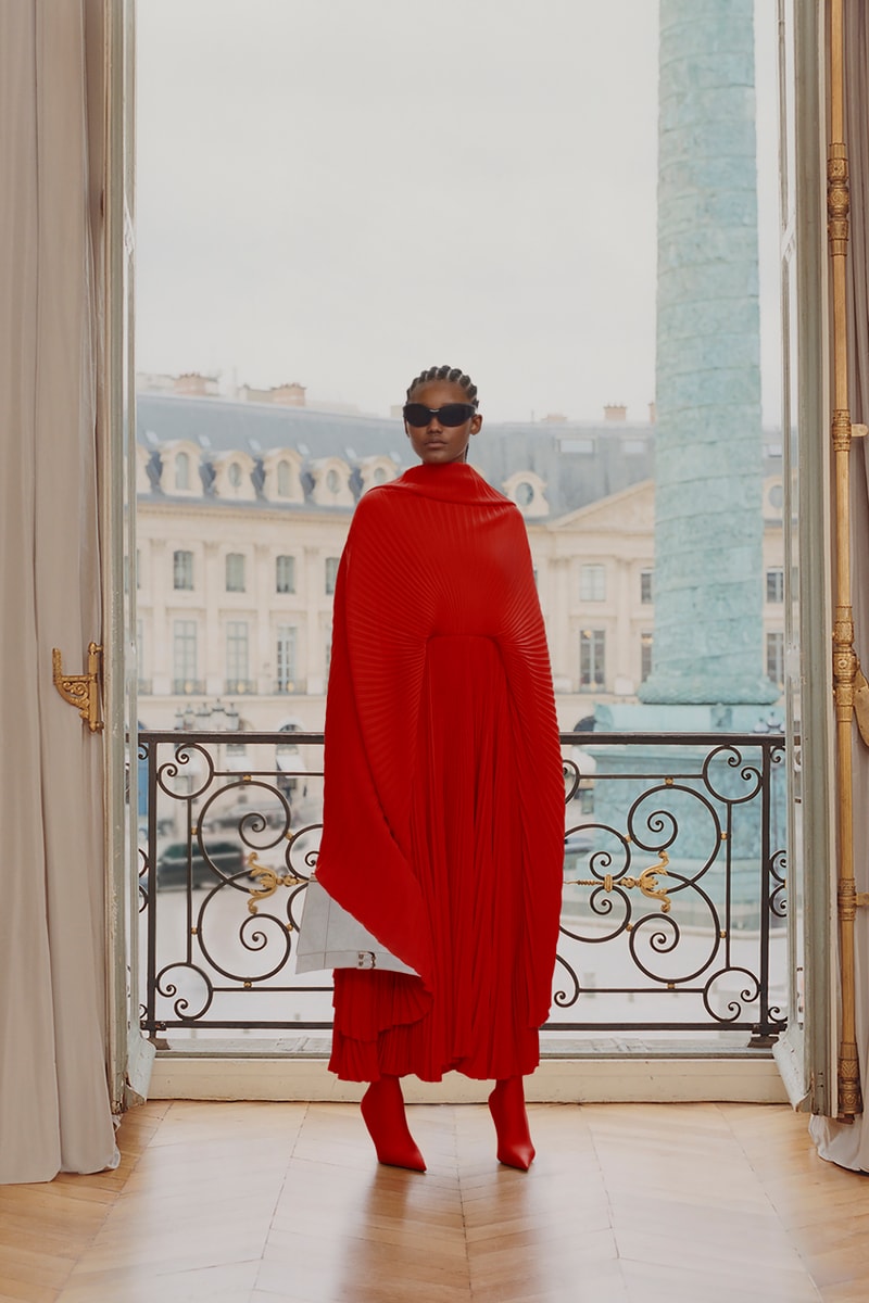 Balenciaga Spring 2024 Capital B Collection Demna Video Watch Stream Looks Vogue Runway Paris Mau Morgó BFRND Édith Piaf “Sous le Ciel de Paris”