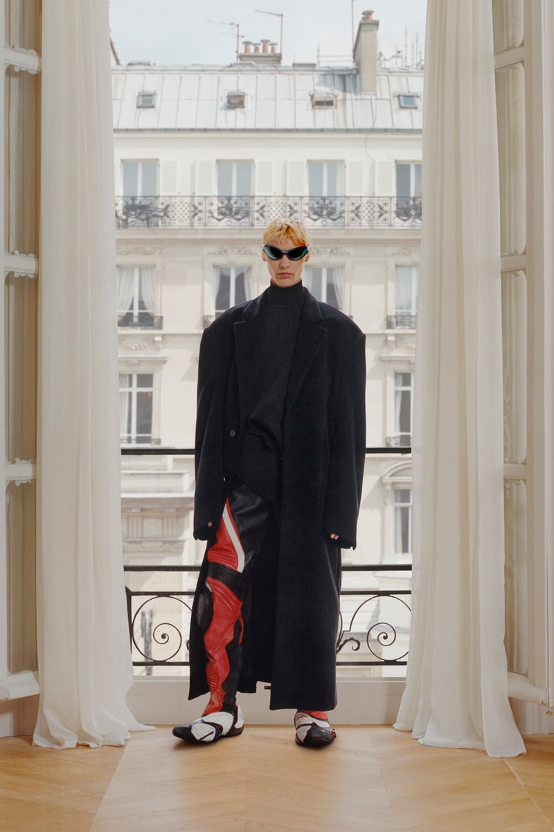 Balenciaga Spring 2024 Capital B Collection Demna Video Watch Stream Looks Vogue Runway Paris Mau Morgó BFRND Édith Piaf “Sous le Ciel de Paris”