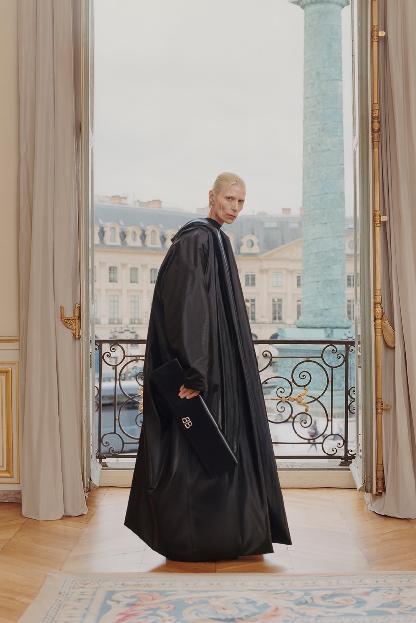 Balenciaga Spring 2024 Capital B Collection Demna Video Watch Stream Looks Vogue Runway Paris Mau Morgó BFRND Édith Piaf “Sous le Ciel de Paris”