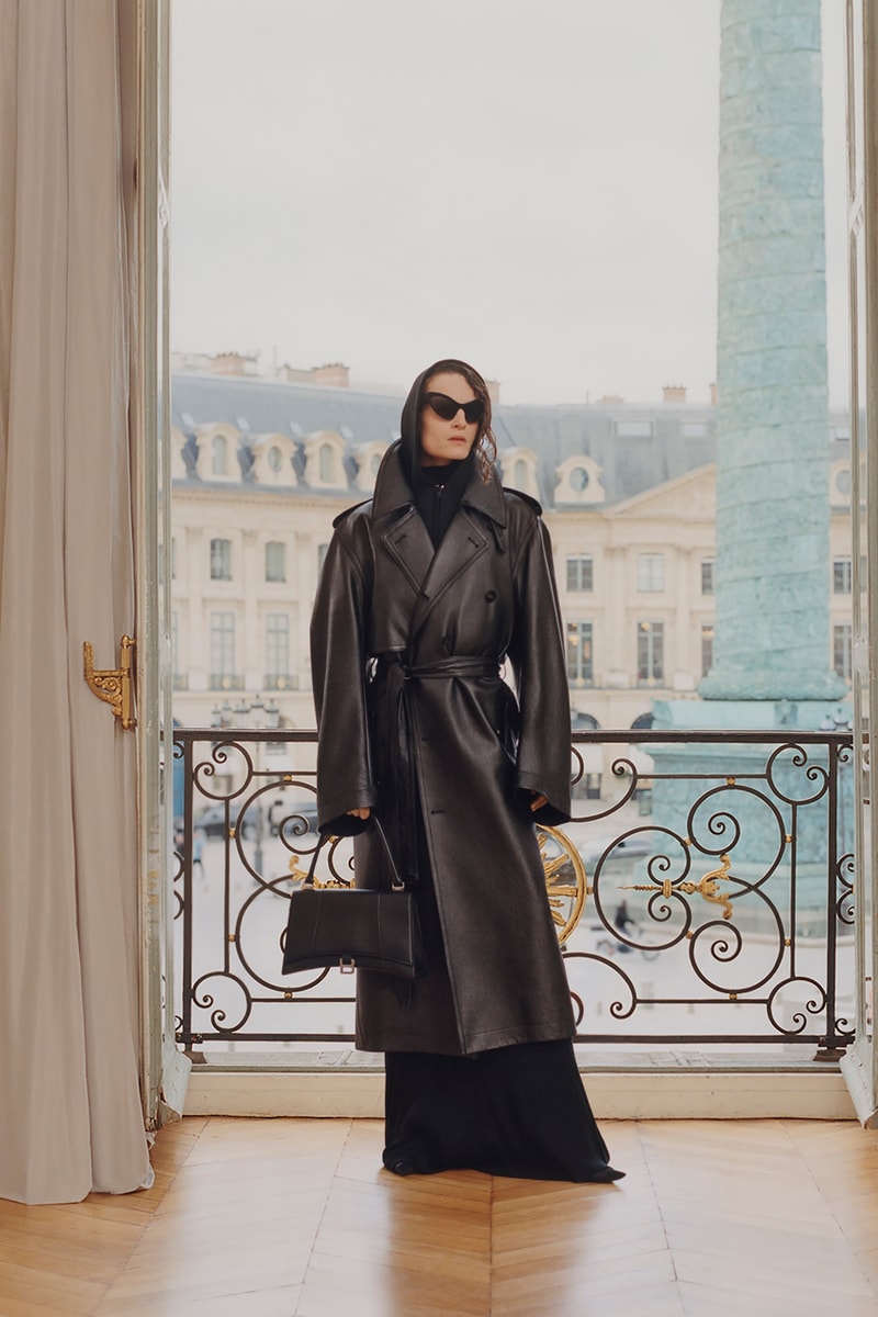 Balenciaga Spring 2024 Capital B Collection Demna Video Watch Stream Looks Vogue Runway Paris Mau Morgó BFRND Édith Piaf “Sous le Ciel de Paris”