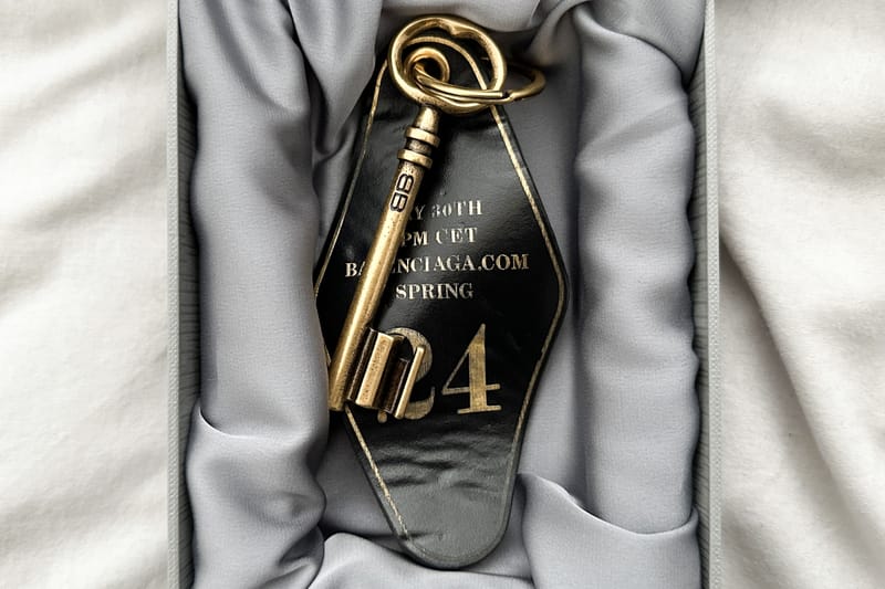 What Does Balenciaga's Spring 2024 Digital Show Gold Key Invitation Mean?