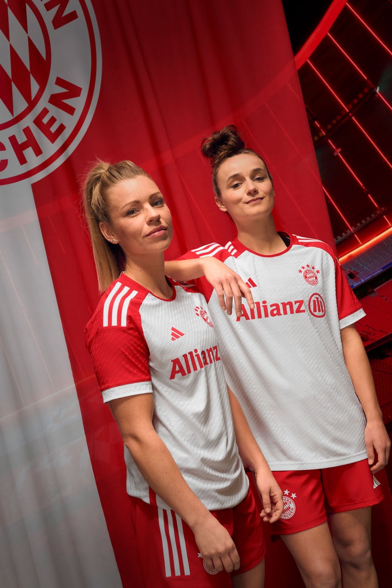Bayen Munich 2023/24 Home Kit adidas Football Soccer Leroy Sane Bundesliga Borussia Dortmund Sports Champions League