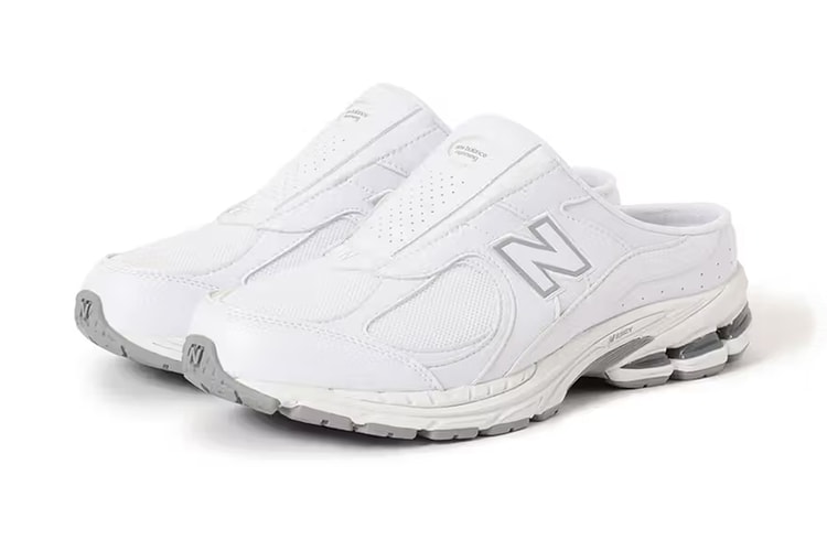BEAMS Adds a Clean White and Gray Palette to the New Balance 2002R Mule