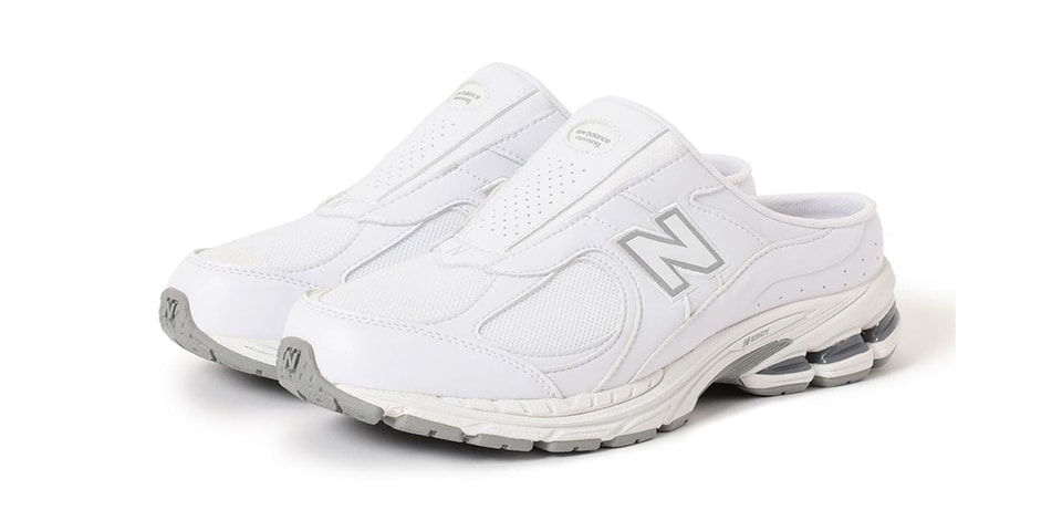BEAMS Adds a Clean White and Gray Palette to the New Balance 2002R Mule