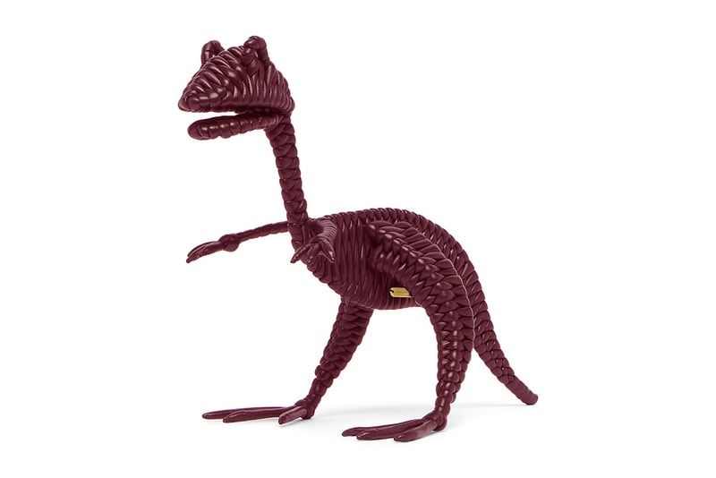 Bottega Veneta Intreccio Nappa Snake Dinosaur Objects Interior Design Leather Matthieu Blazy Barolo Dark Green Redstone
