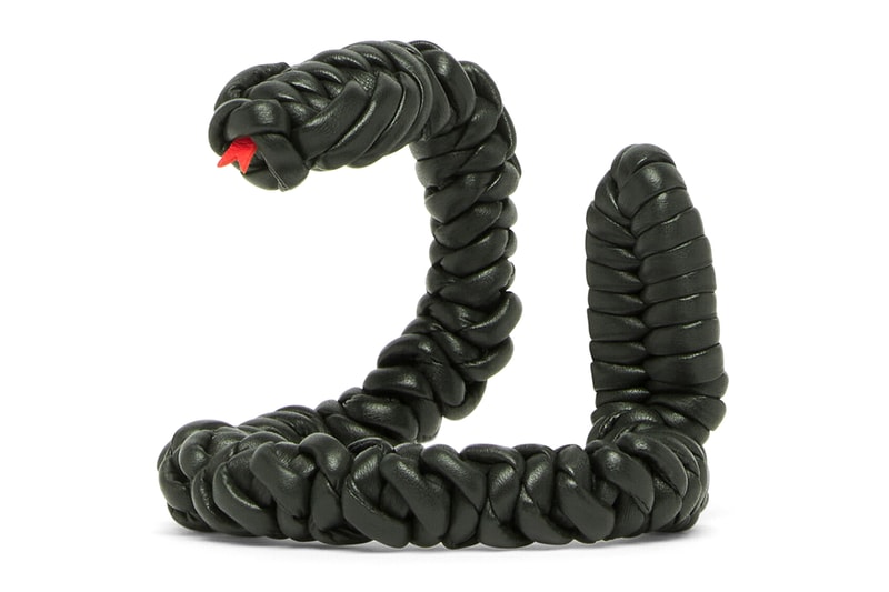 Bottega Veneta Intreccio Nappa Snake Dinosaur Objects Interior Design Leather Matthieu Blazy Barolo Dark Green Redstone