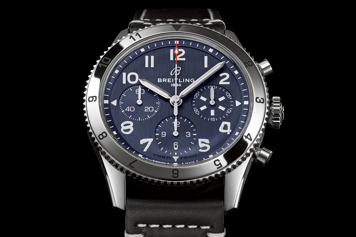 Classic AVI Curtiss Warhawk Automatic Chronograph 42 mm Stainless