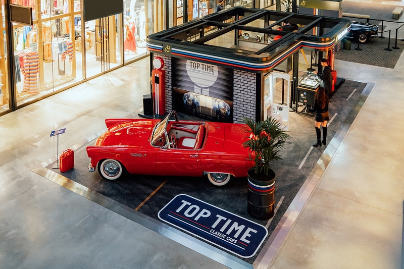 Breitling Top Time Garage Battersea Power Station Pop-Up Info