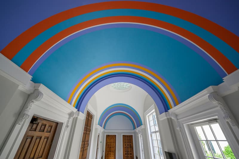 Bridget Riley British School at Rome Ceiling Mural