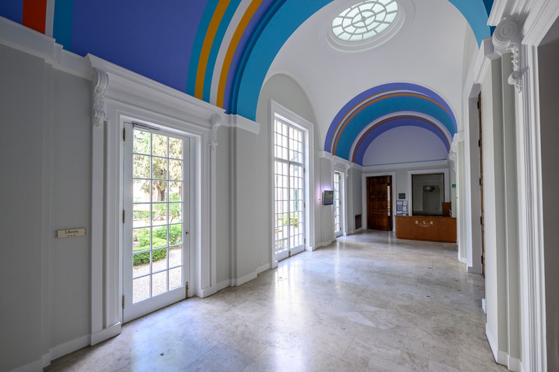 Bridget Riley British School at Rome Ceiling Mural