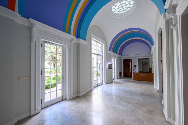 Bridget Riley British School at Rome Ceiling Mural