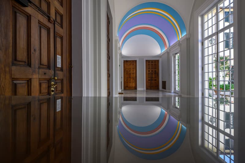 Bridget Riley British School at Rome Ceiling Mural