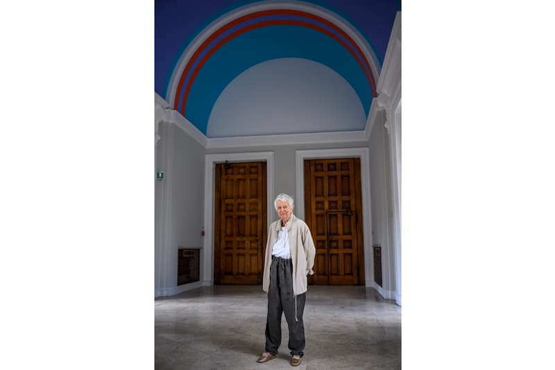 Bridget Riley British School at Rome Ceiling Mural