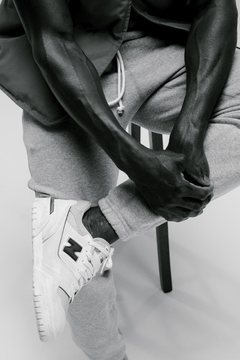 BSTN Sadio mane new balance 550 grey day campaign moon daze football soccer bayern Munich ambassador 