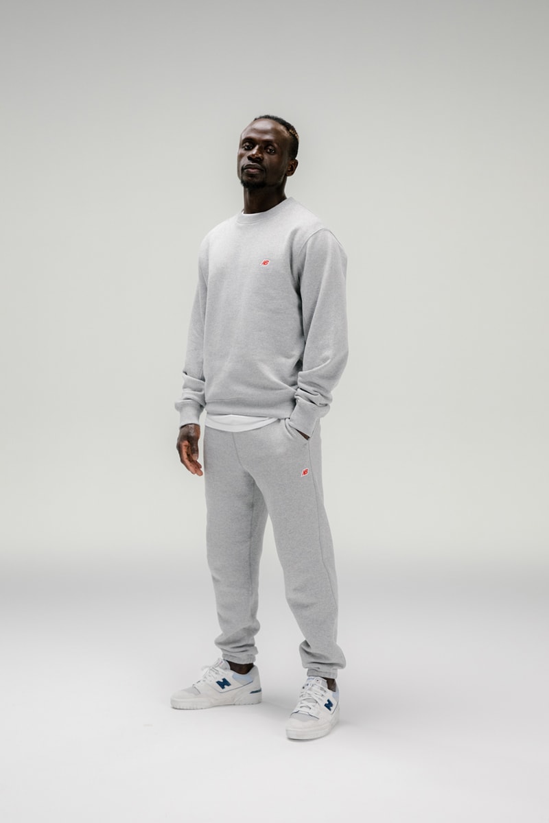 BSTN Sadio mane new balance 550 grey day campaign moon daze football soccer bayern Munich ambassador 