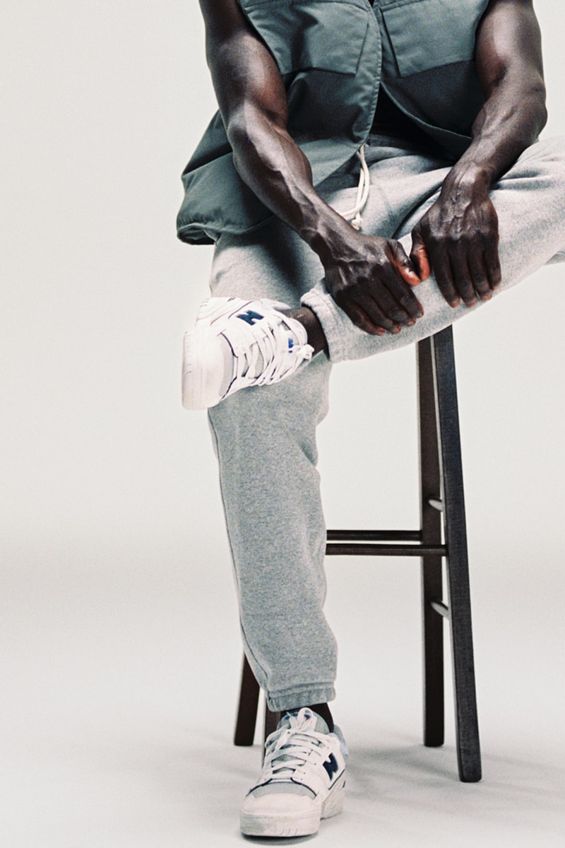 BSTN Sadio mane new balance 550 grey day campaign moon daze football soccer bayern Munich ambassador 