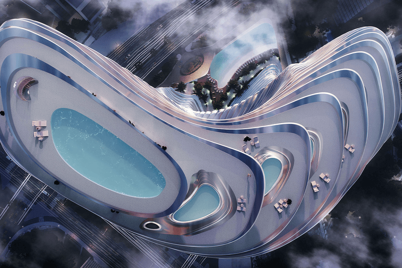 Bugatti Dubai Residences apartment flat Business Bay design interior cars