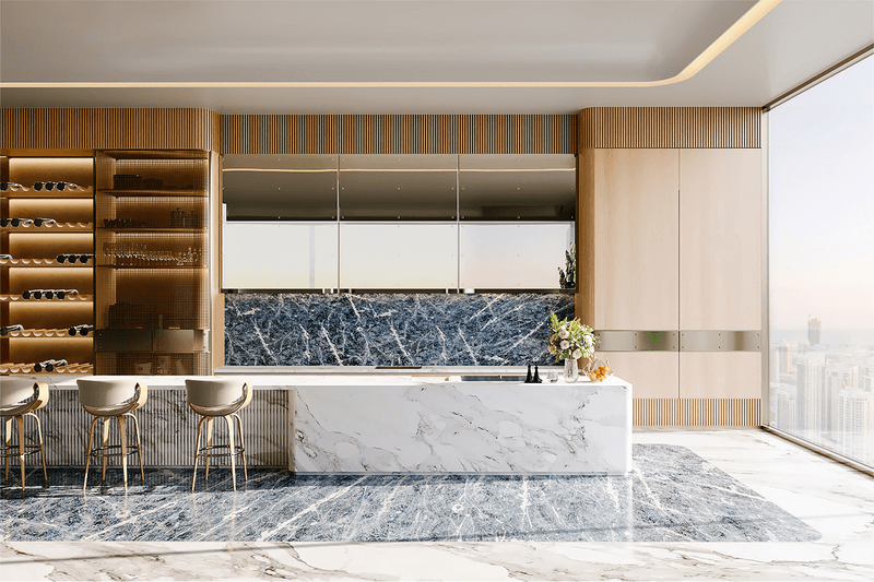 Bugatti Dubai Residences apartment flat Business Bay design interior cars