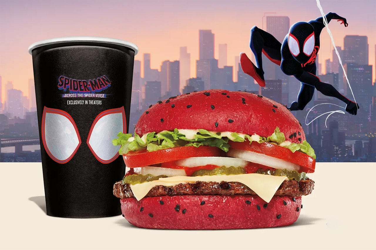 burger king spider man whopper across the spider verse info release date photos miles morales 