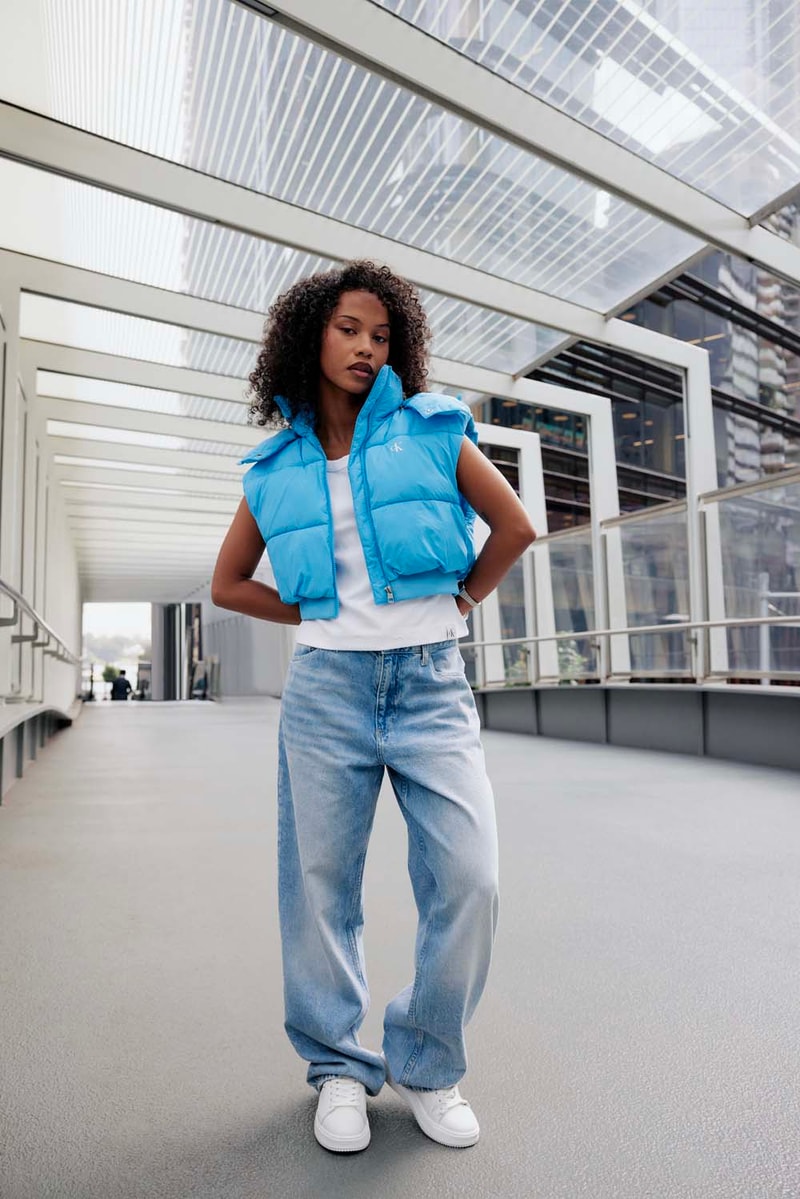Calvin Klein Fall Denim Footwear Essentials Campaign