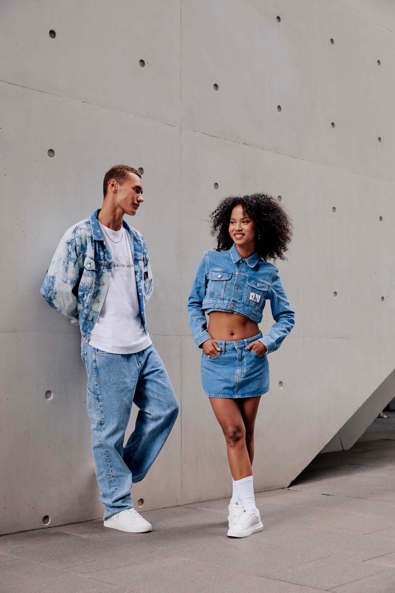 Calvin Klein Fall Denim Footwear Essentials Campaign