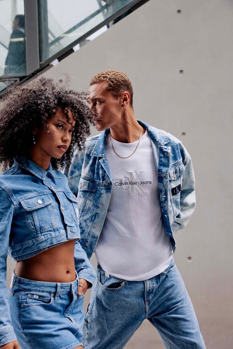Calvin Klein Fall Denim Footwear Essentials Campaign