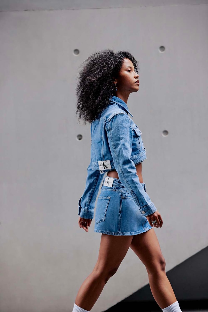 Calvin Klein Fall Denim Footwear Essentials Campaign
