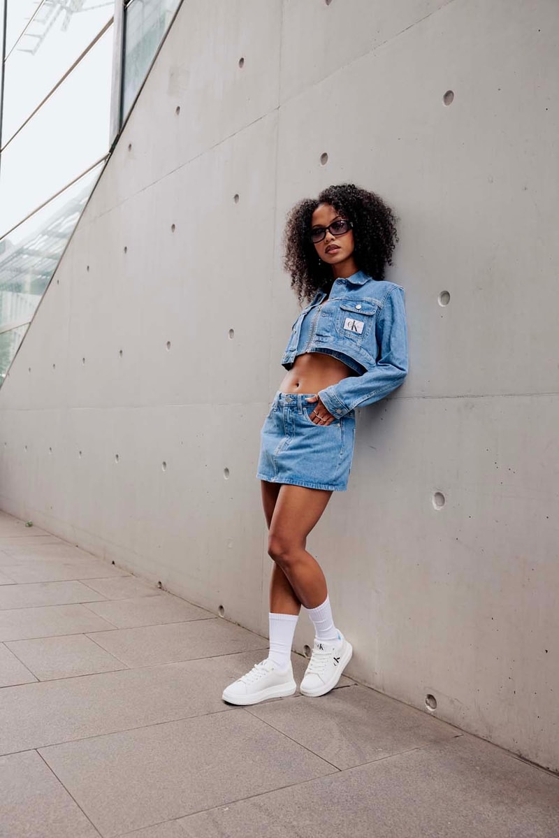 Calvin Klein Fall Denim Footwear Essentials Campaign