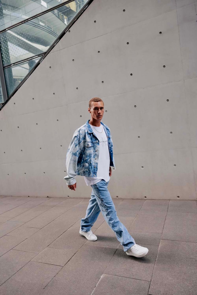 Calvin Klein Fall Denim Footwear Essentials Campaign