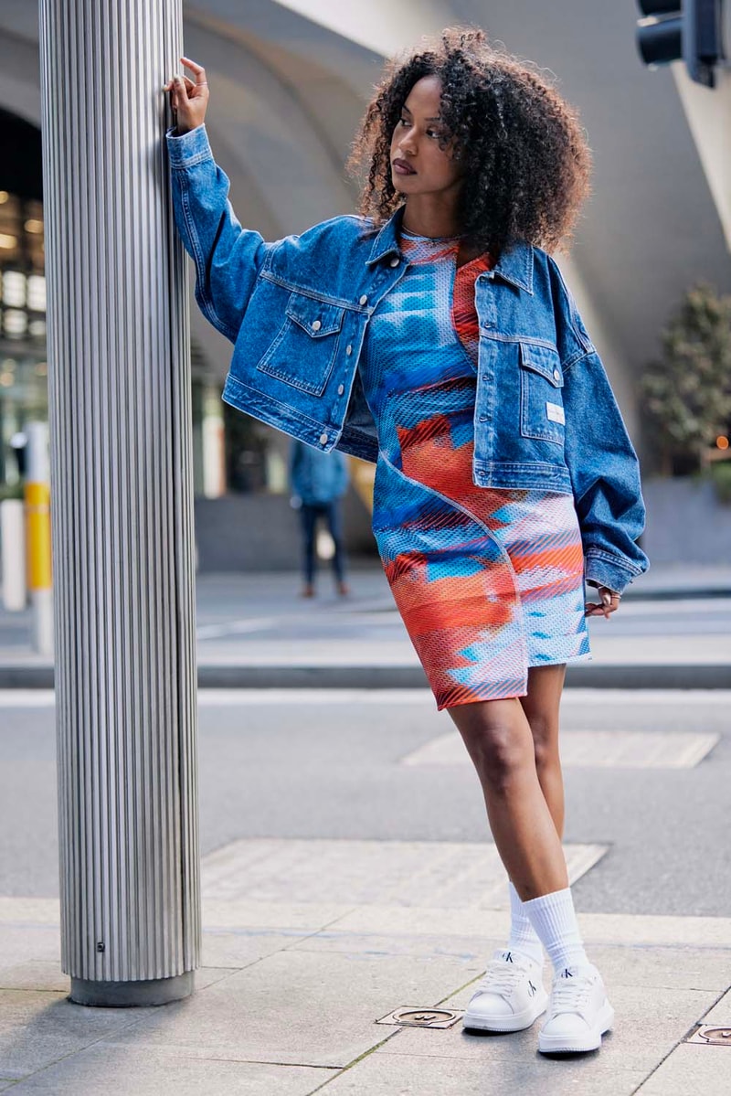 Calvin Klein Fall Denim Footwear Essentials Campaign
