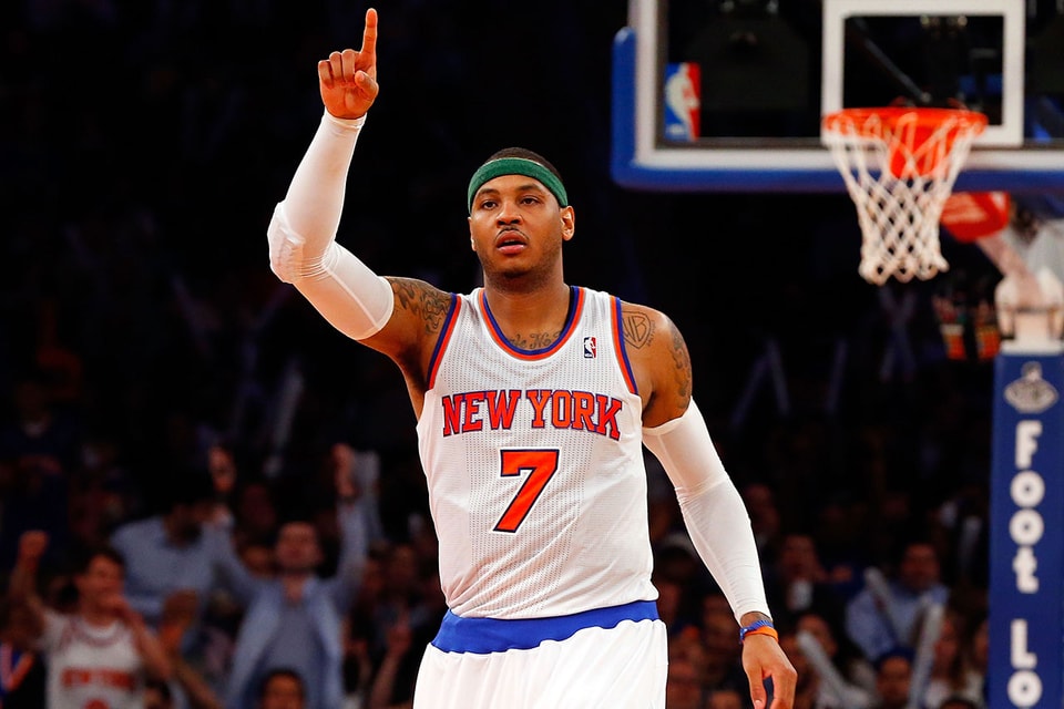Carmelo Anthony talks about retiring a Knick, but should instead