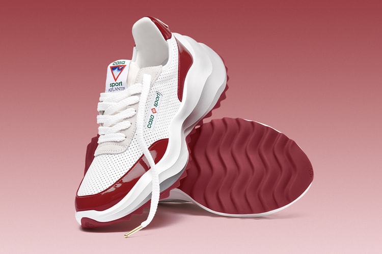 Casablanca's Atlantis Sneaker Receives a Patent Leather Makeover for SS23