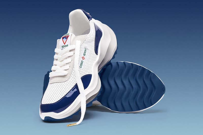 Casablanca Atlantis Sneaker Spring Summer 2023 Colorways Charaf Tajer Steve Grimes haute red midnight navy powder blue