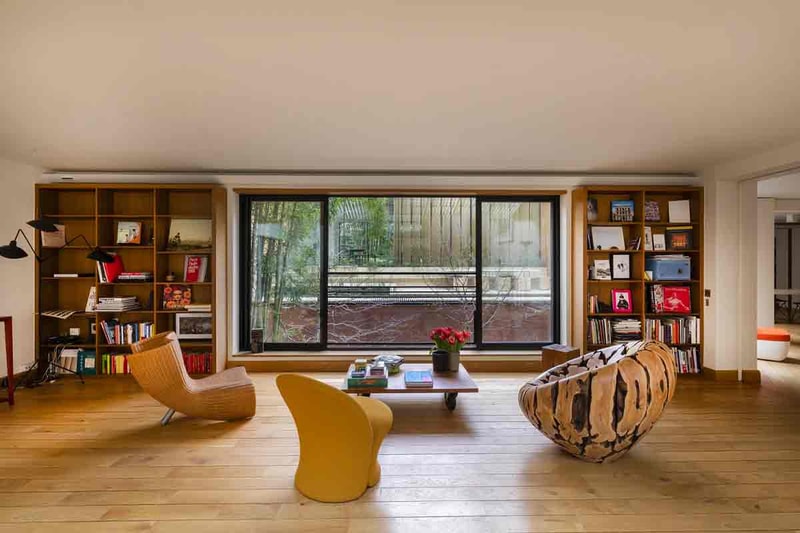Listings: Kenzo Takada's Tranquil Parisian Home Is for Sale christie's human made nigo architecture japanese modern tranquil home center of paris luxury kengo kuma