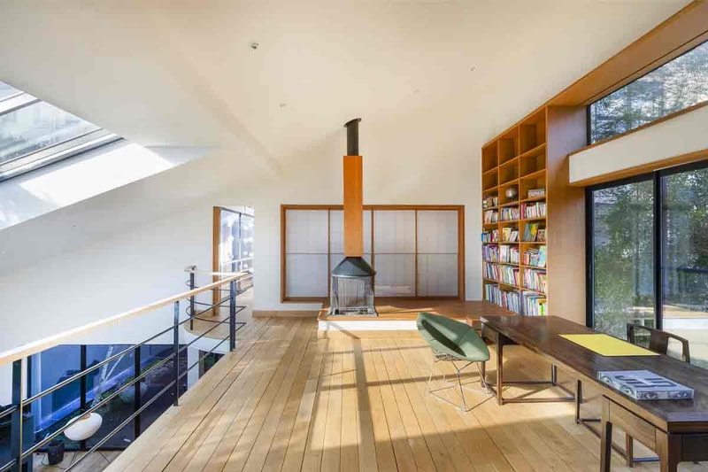 Listings: Kenzo Takada's Tranquil Parisian Home Is for Sale christie's human made nigo architecture japanese modern tranquil home center of paris luxury kengo kuma