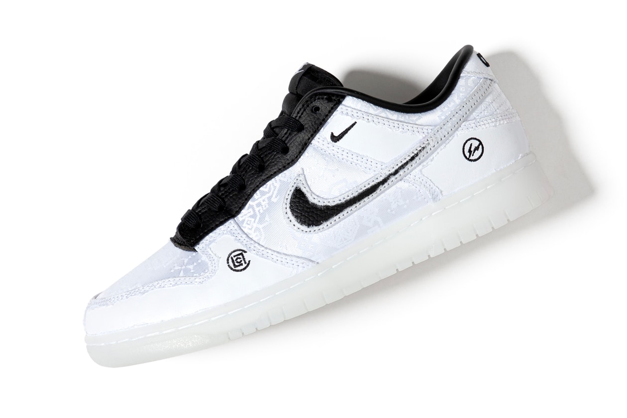 CLOT fragment design Nike Apparel Footwear Release Date info store list buying guide photos price edison chen hiroshi fujiwara frgmt dunk low panda