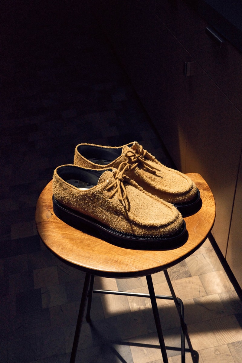 Collegium Pillar Moc-Toe Derby Nick Sisombath Release Information New Shoe Footwear Formal Silhouette Drops LA Emerging Brands