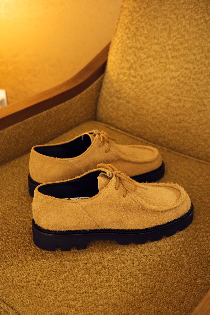 Collegium Pillar Moc-Toe Derby Nick Sisombath Release Information New Shoe Footwear Formal Silhouette Drops LA Emerging Brands