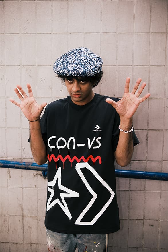 Navinder Nangla Converse City Tees uk London graffiti artist stylist design