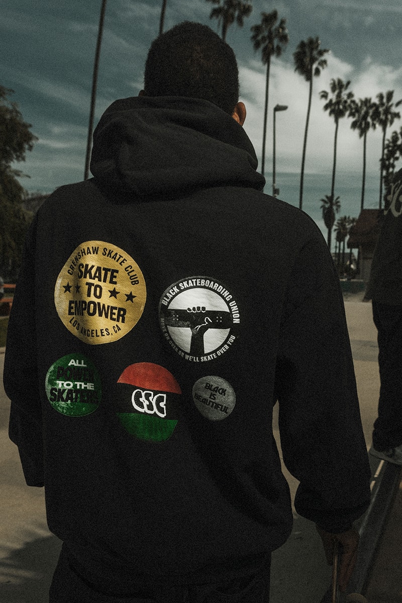 crenshaw skate club to empower collection tee pullover hoodie release date info store list buying guide photos price 