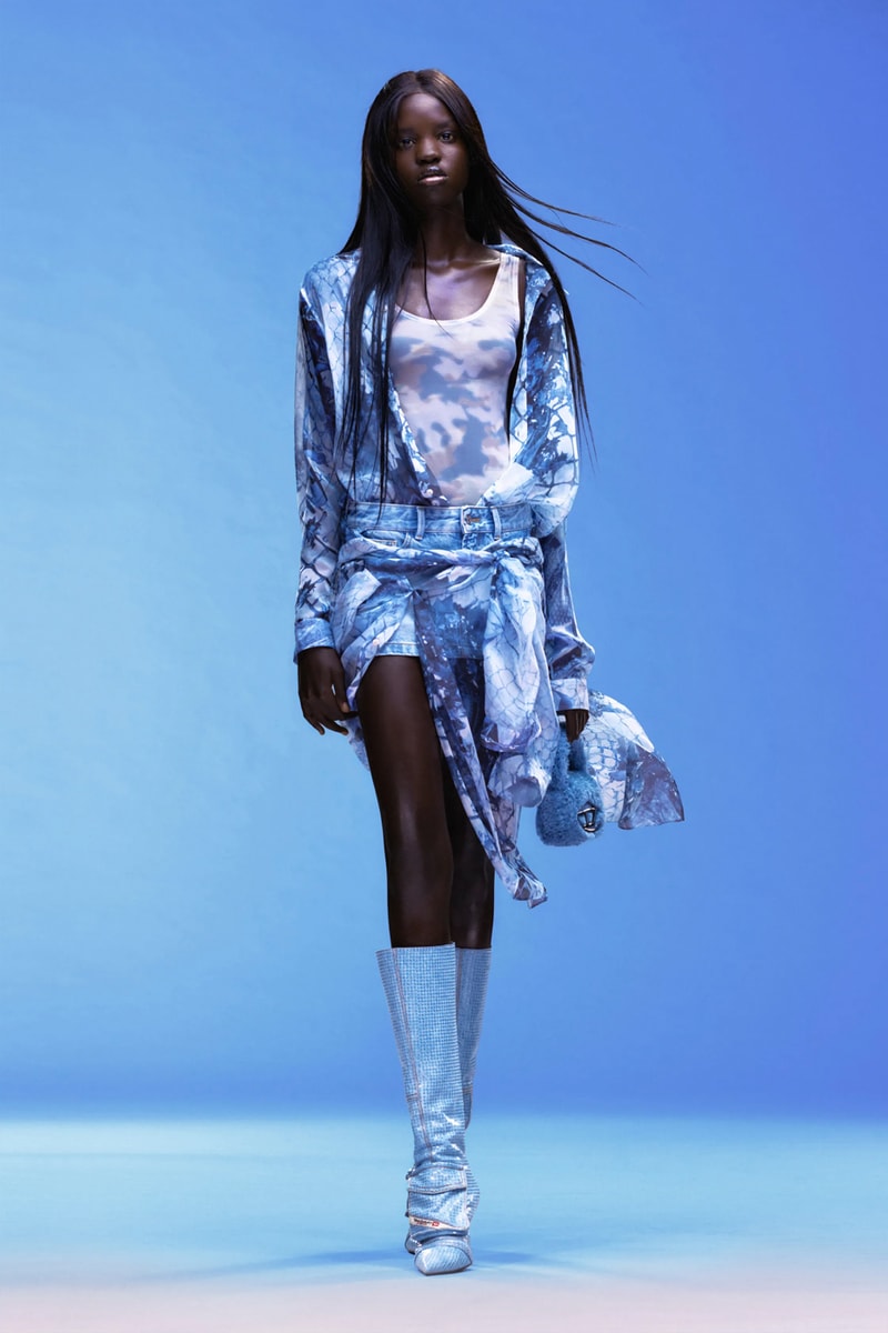 Diesel Enters an Era of Simplification for Resort 2024 runway collection glenn martens want the d durex sex