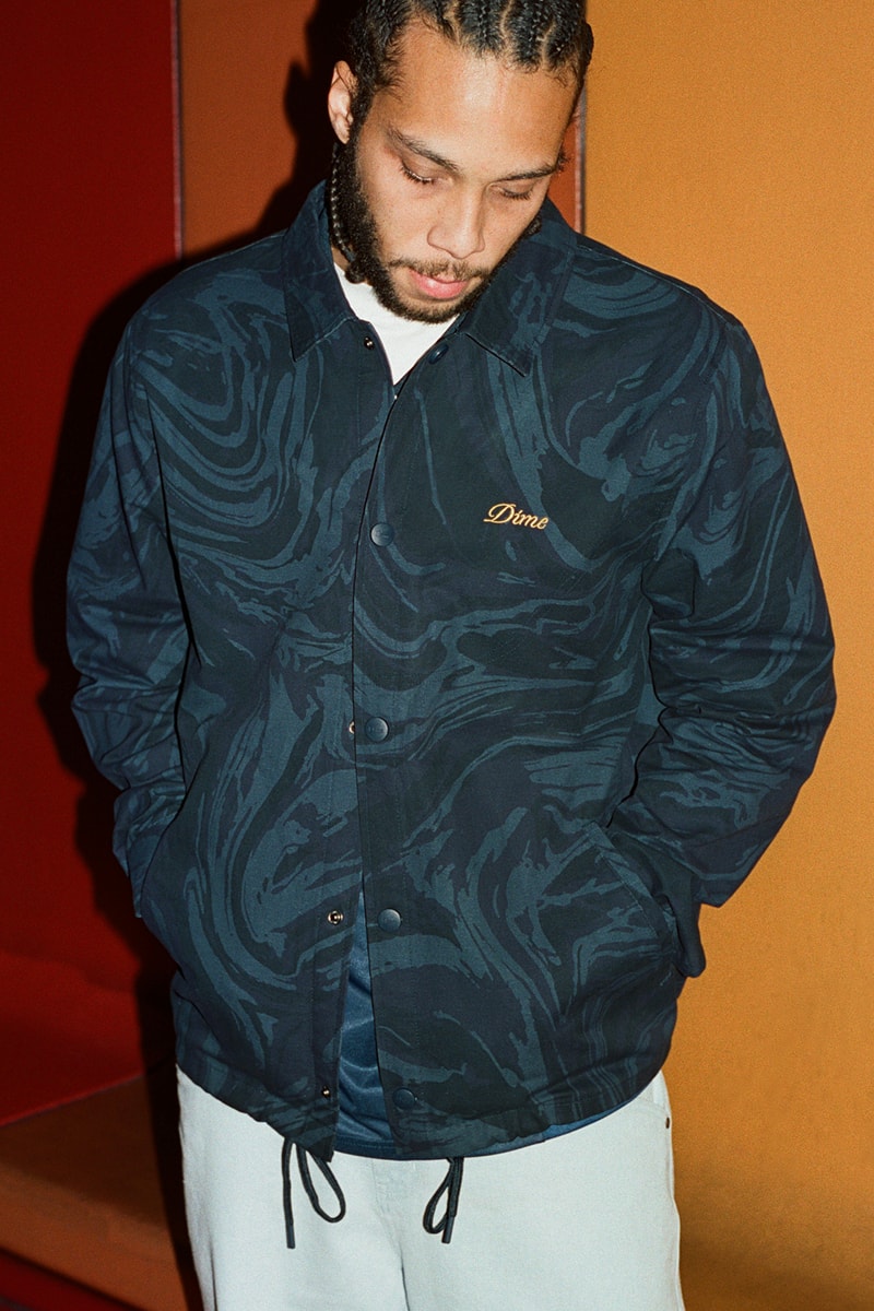 Dime Drops Comfort-Focused and Versatile Summer 2023 Collection lookbook windbreaker jackets jeans denim caps polo shirts football jersey bucket hat